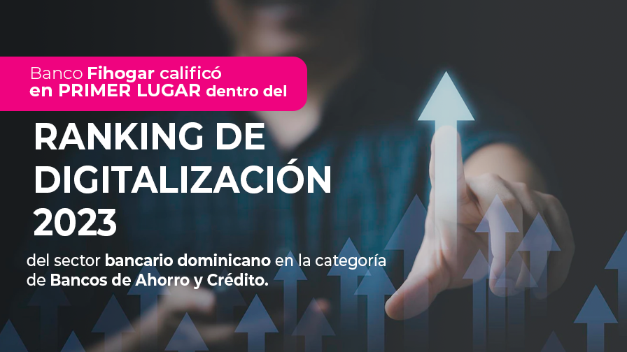 Ranking de digitalización del sector bancario dominicano 2023